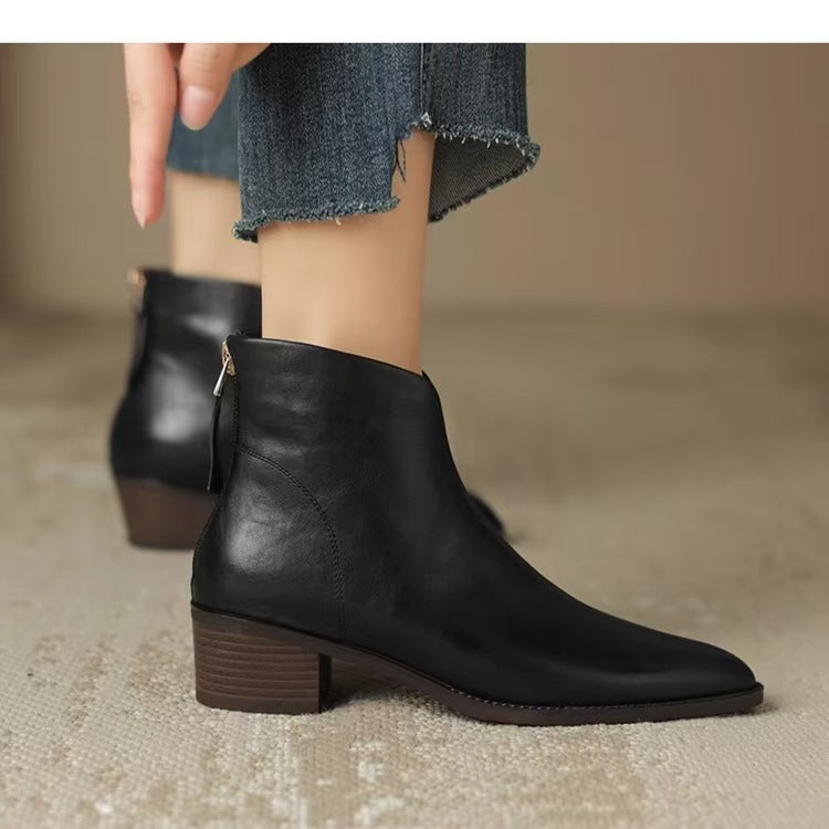 Sofie™ | Lucia Western Chic Ankle Boots