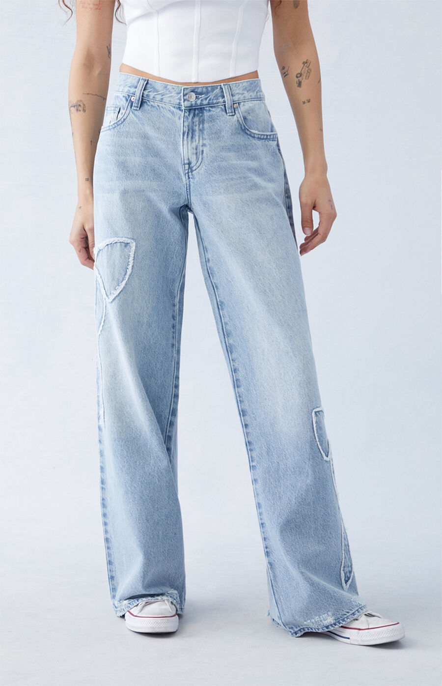 Sofie™ | Light Indigo Bow Jeans