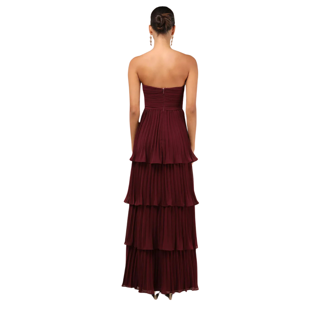 Sofie™ | Strapless Tiered Maxi Dress