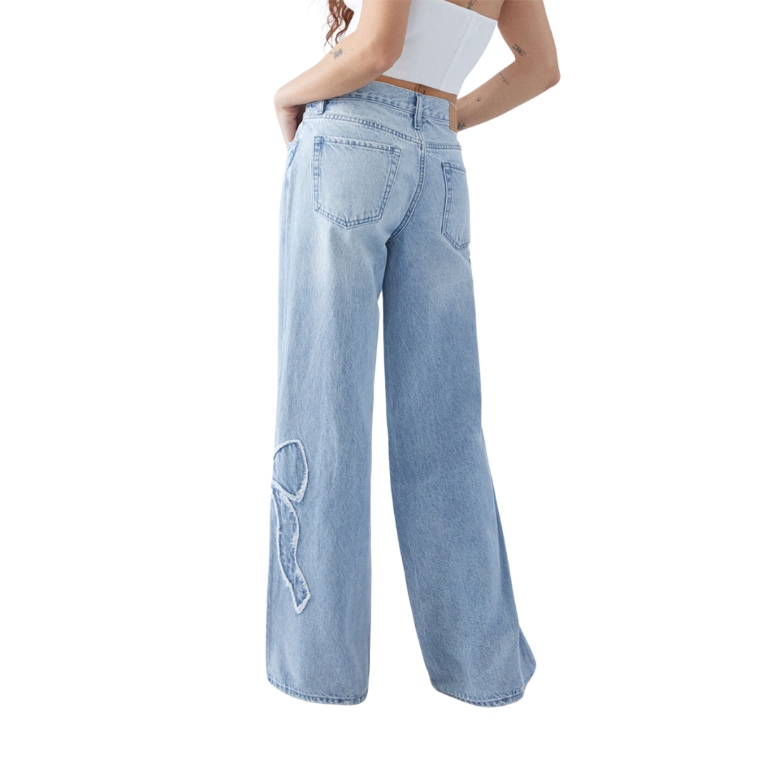 Sofie™ | Light Indigo Bow Jeans