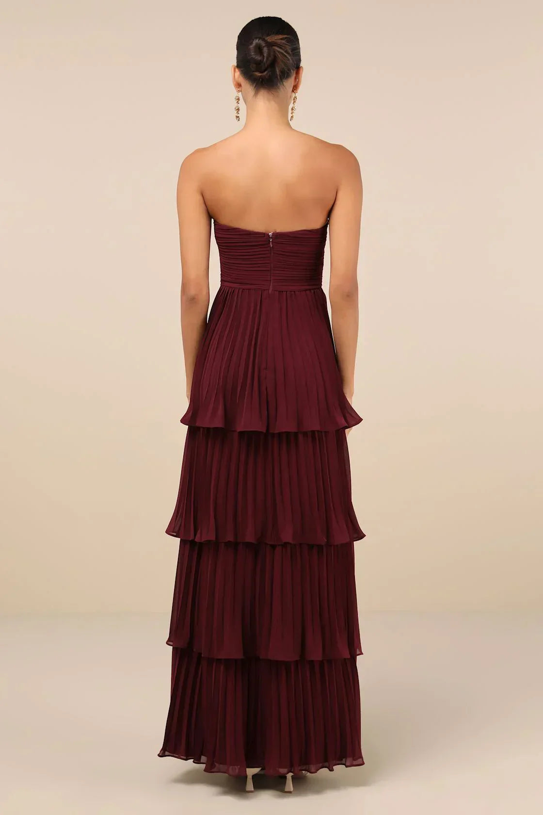 Sofie™ | Strapless Tiered Maxi Dress