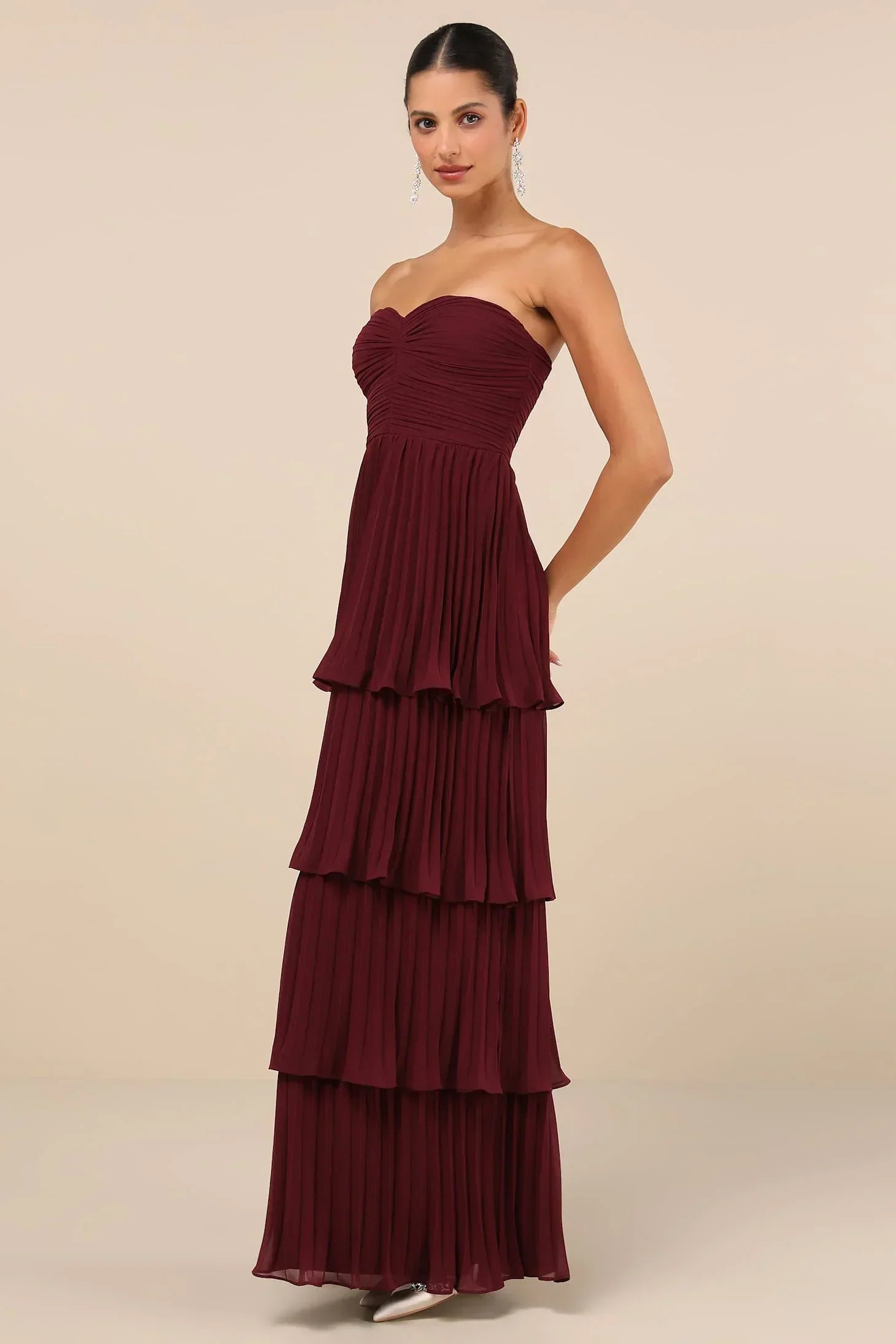 Sofie™ | Strapless Tiered Maxi Dress