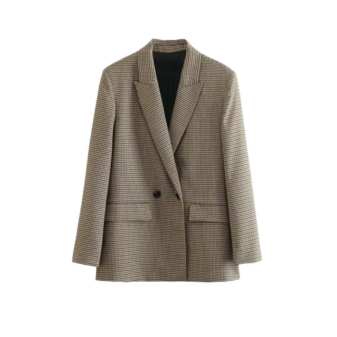 Sofie™ | Classic Houndstooth Blazer