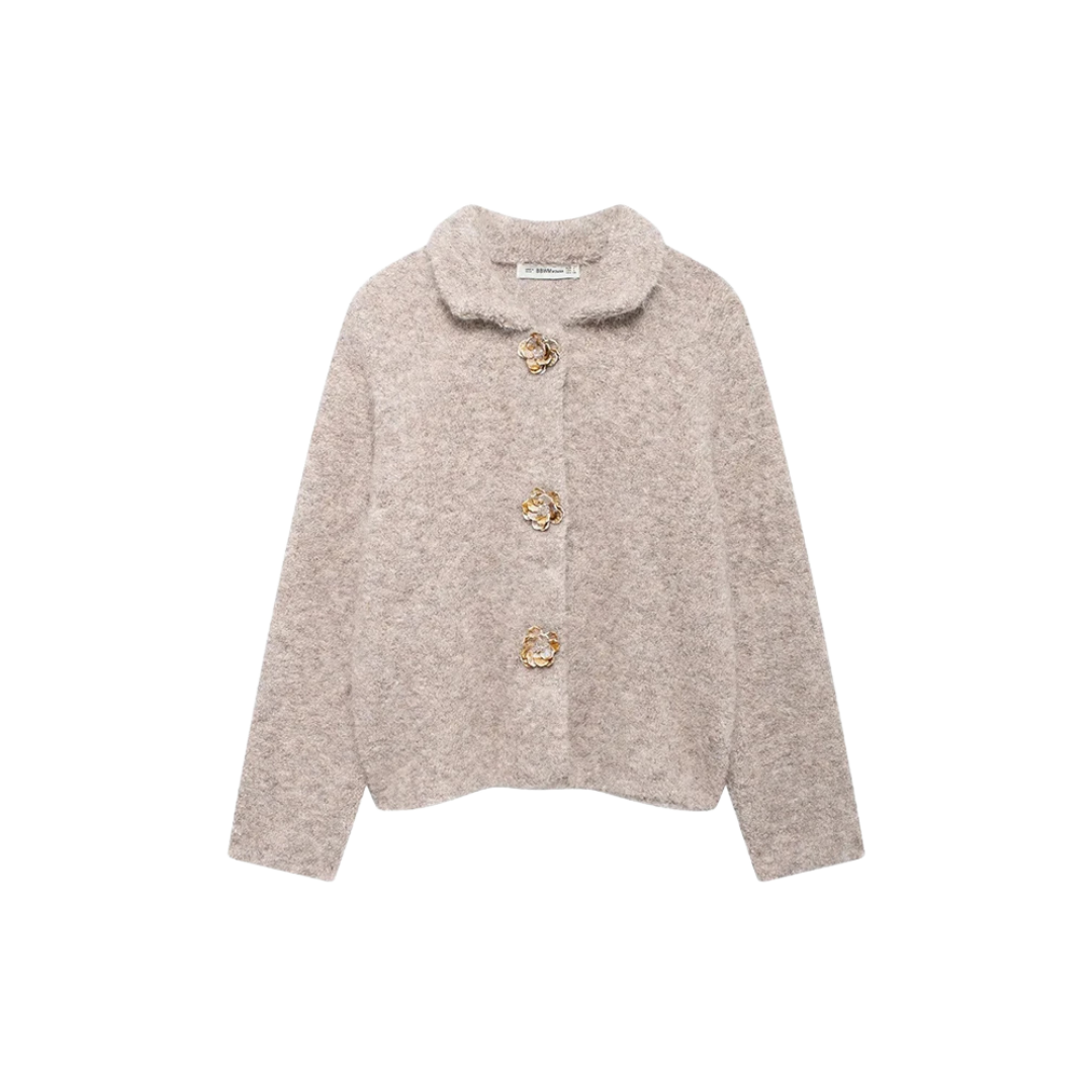 Sofie™ | Elegant Knitted Cardigan With Chic Buttons