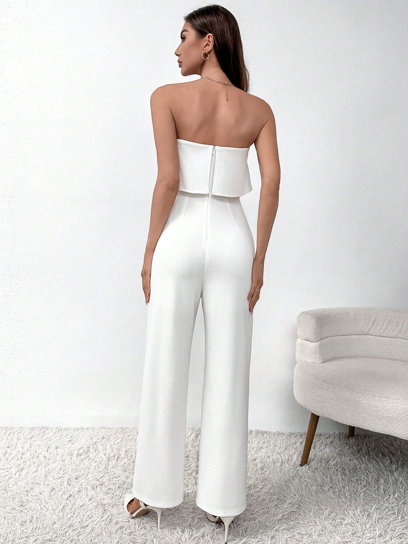 Sofie™ |  Liana Strapless Ruffle Jumpsuit