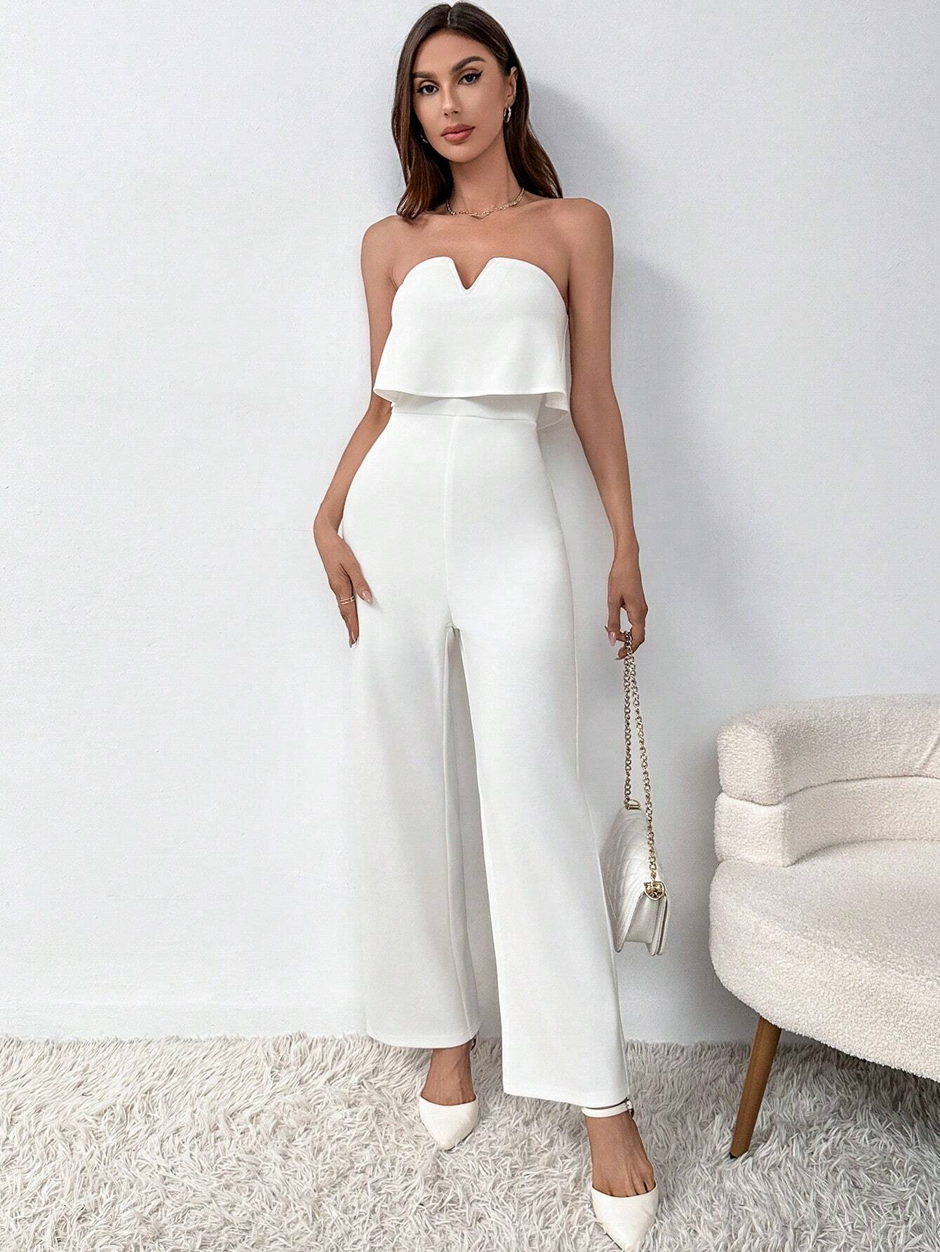 Sofie™ |  Liana Strapless Ruffle Jumpsuit