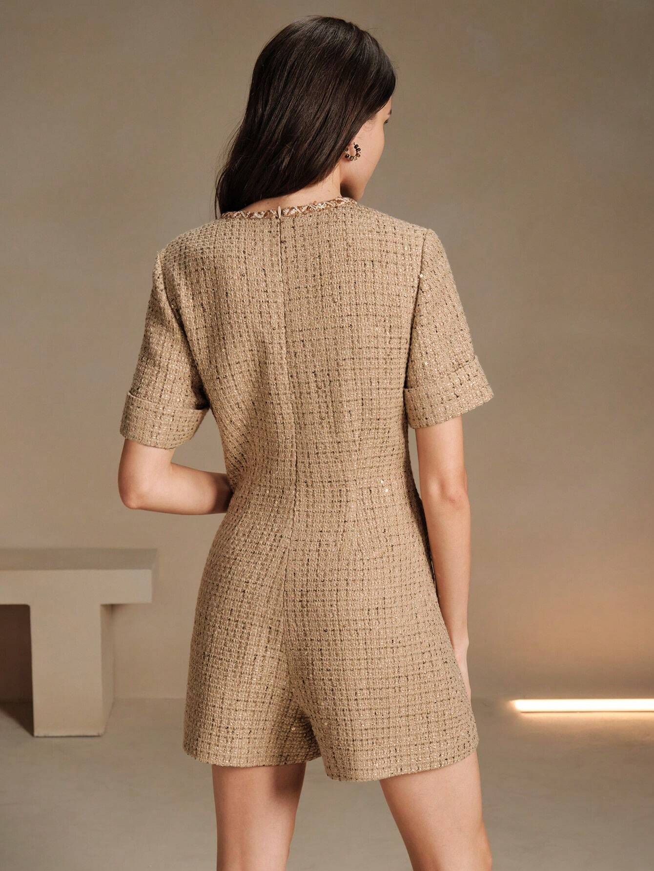 Sofie™ |  Eleanor Tweed Luxe Jumpsuit