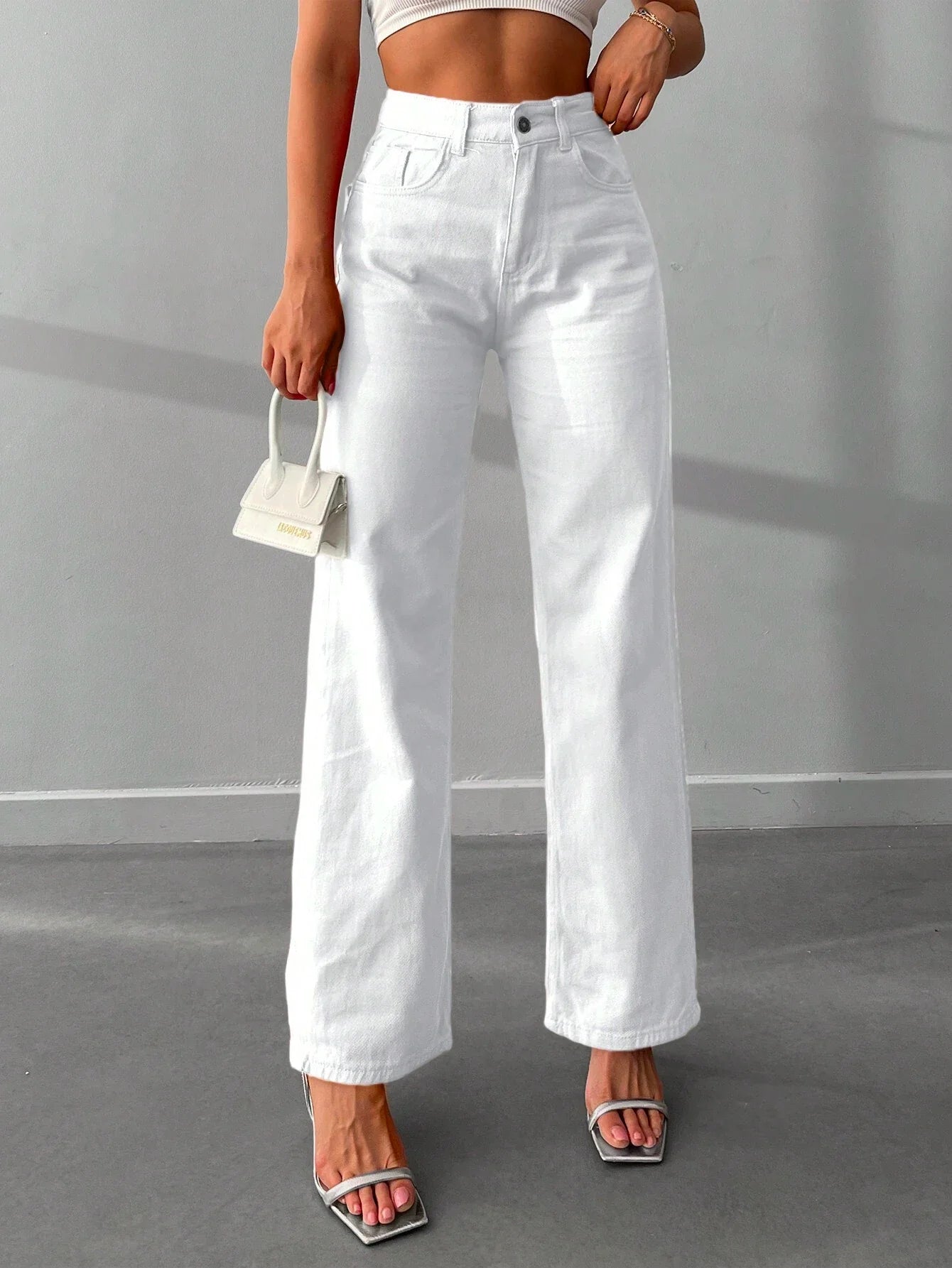 Sofie™ | Elegant High-Waisted Straight-Leg Jeans