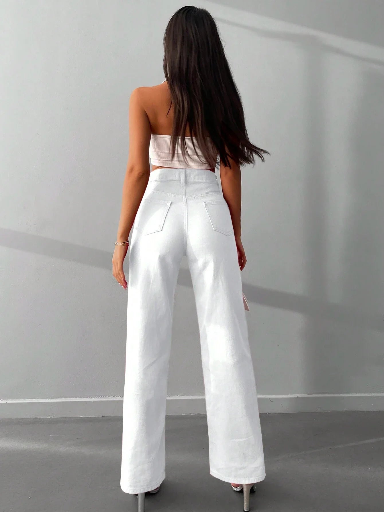 Sofie™ | Elegant High-Waisted Straight-Leg Jeans