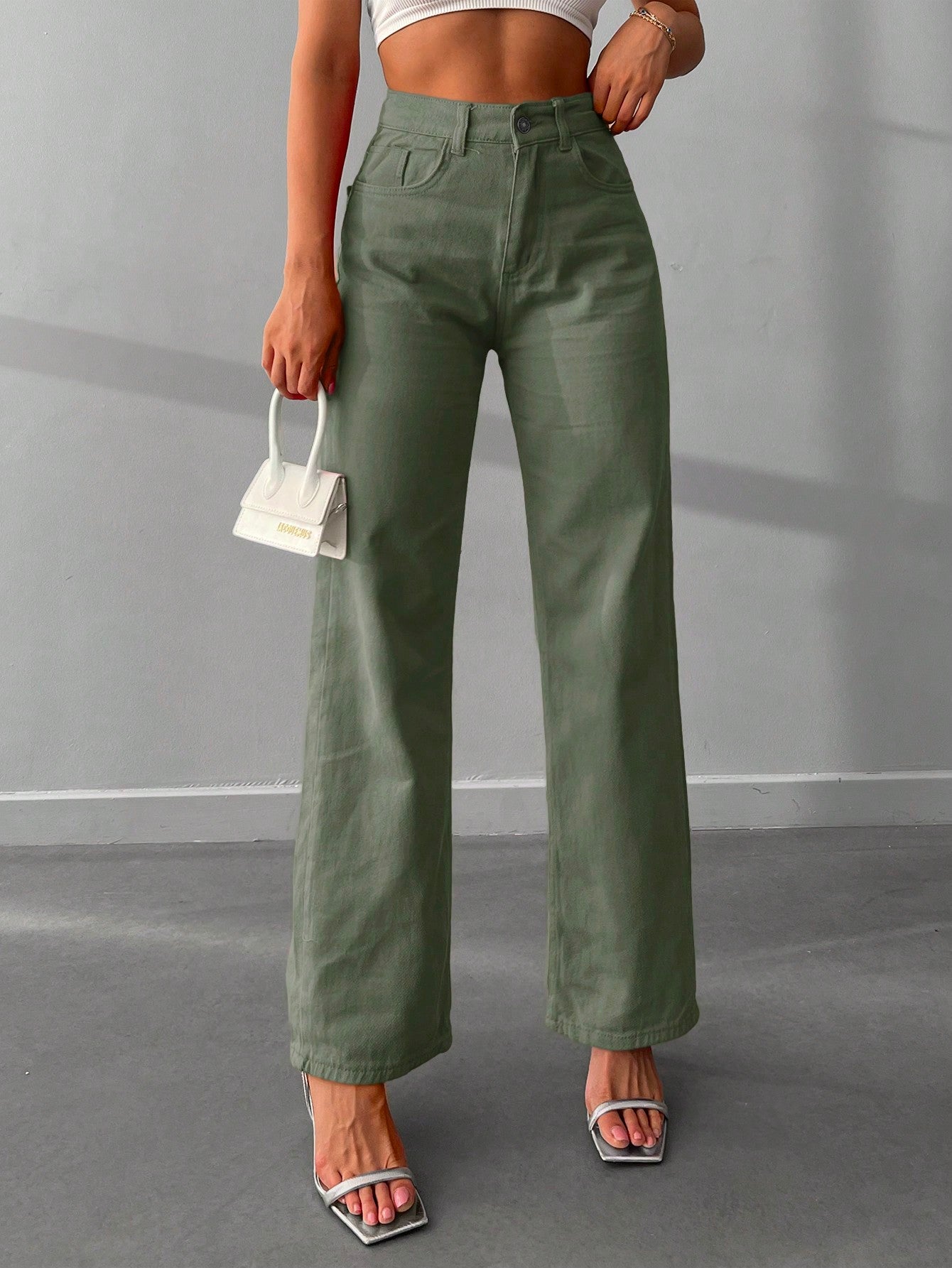 Sofie™ | Elegant High-Waisted Straight-Leg Jeans