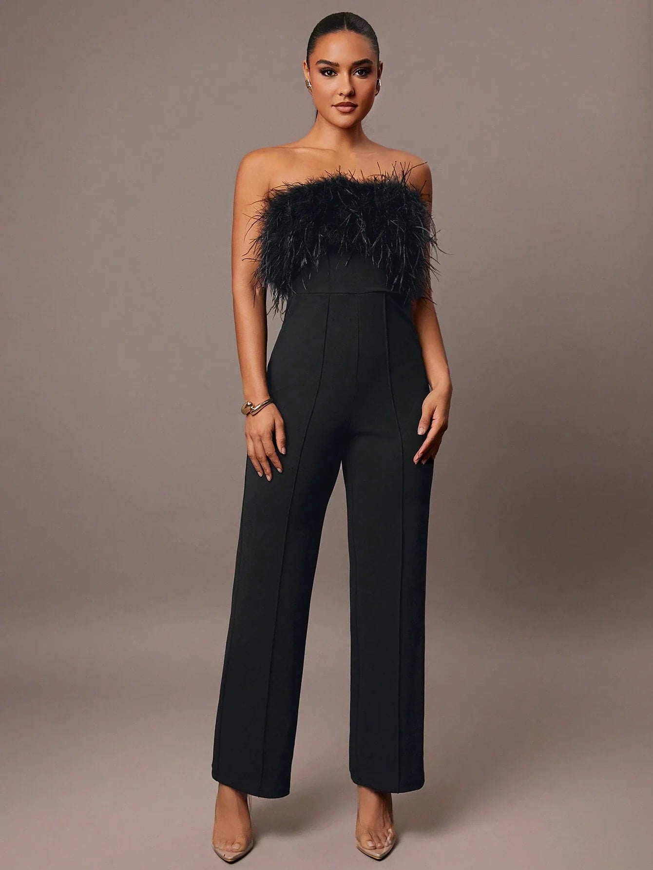 Sofie™ | Isabella Luxe Feather Jumpsuit