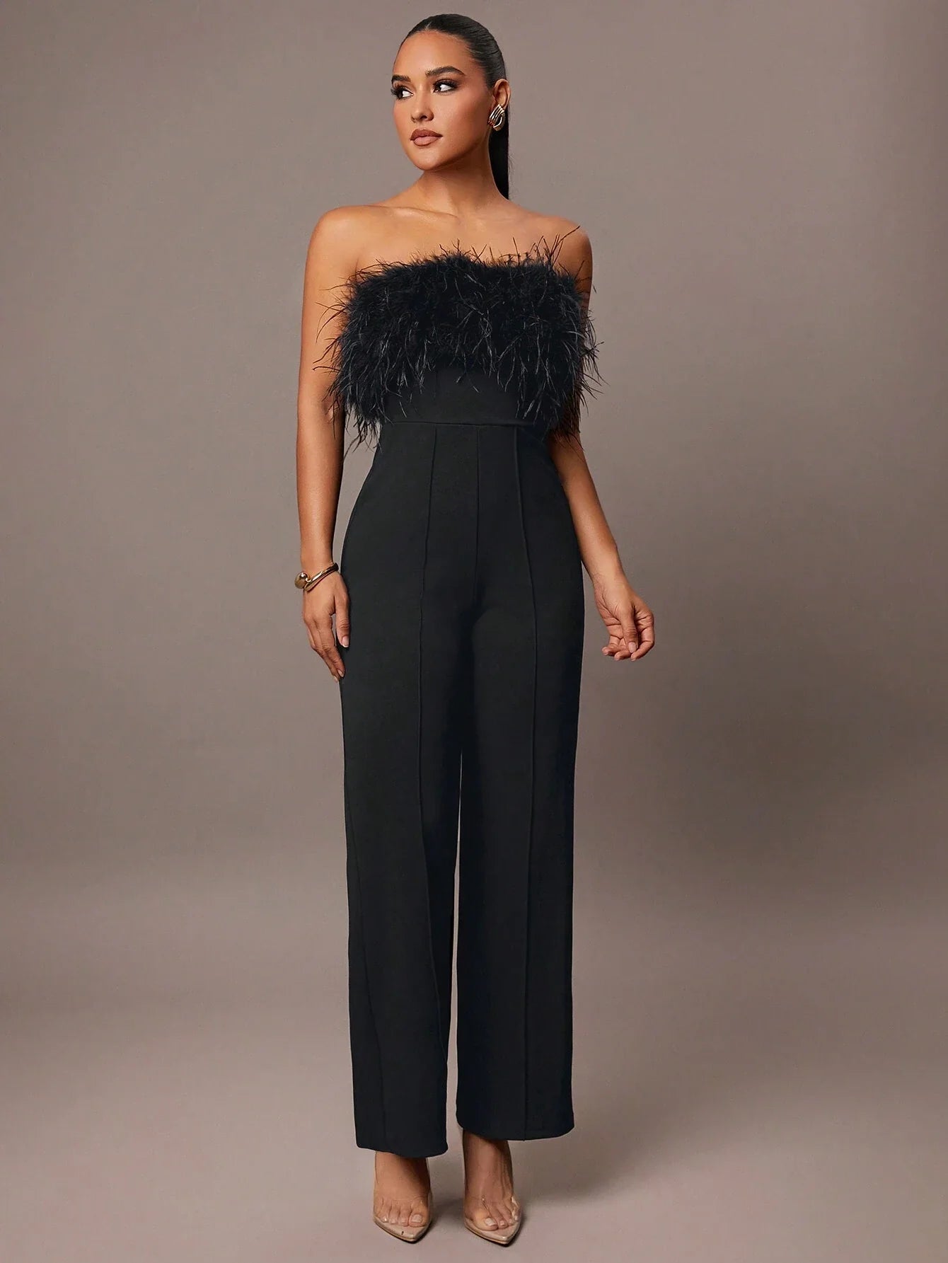 Sofie™ | Isabella Luxe Feather Jumpsuit