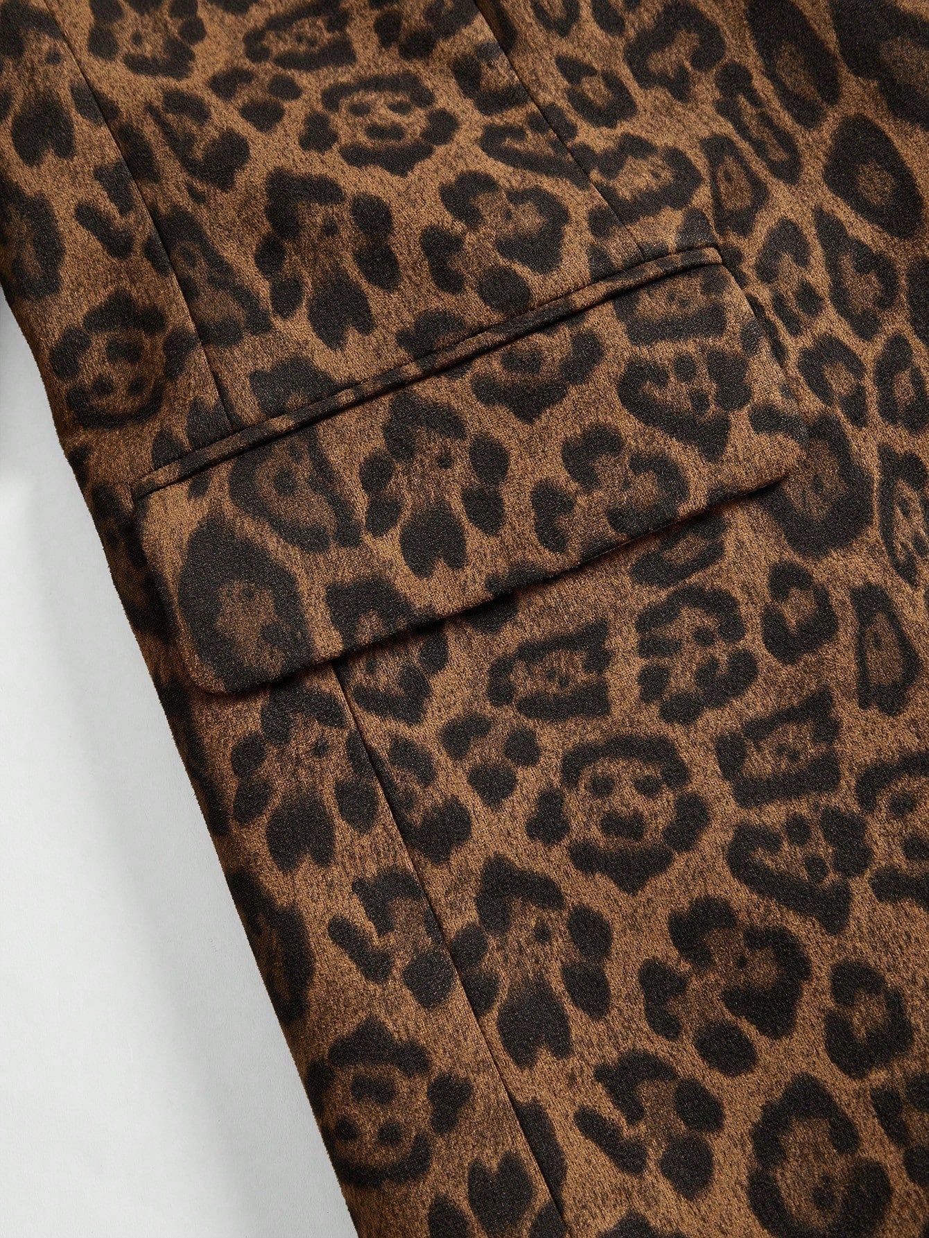 Sofie™ | Leopard Print Single Button Blazer