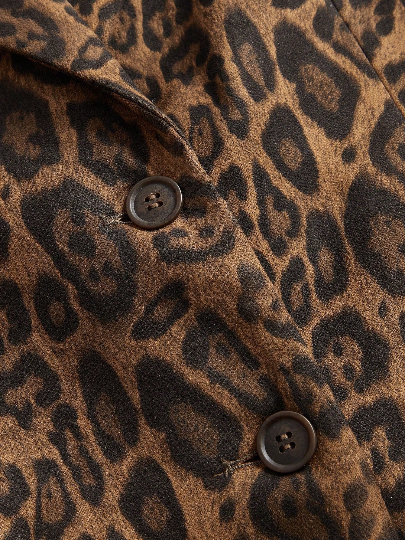 Sofie™ | Leopard Print Single Button Blazer