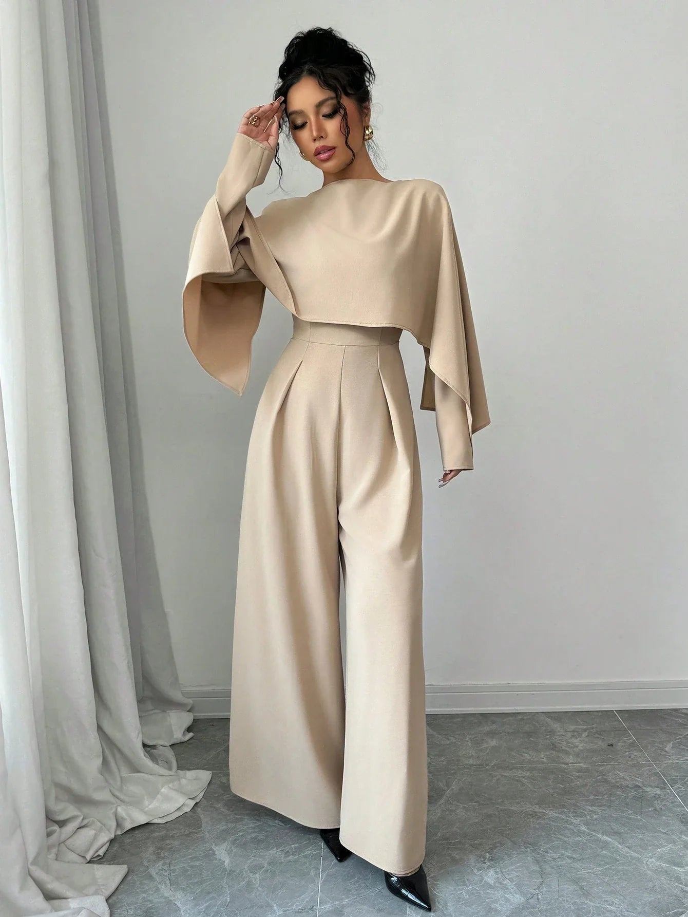 Sofie™ |  Seraphina Draped Elegance Jumpsuit