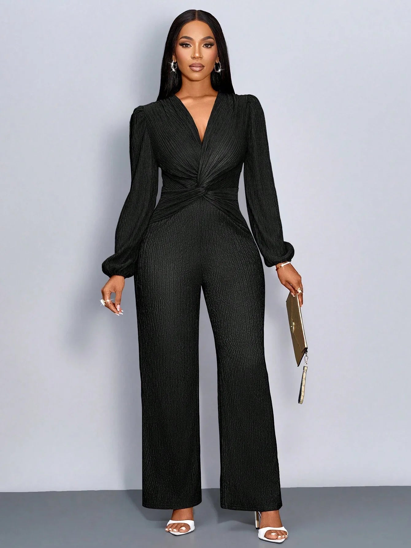 Sofie™ |  Celeste Luxe Twist Jumpsuit