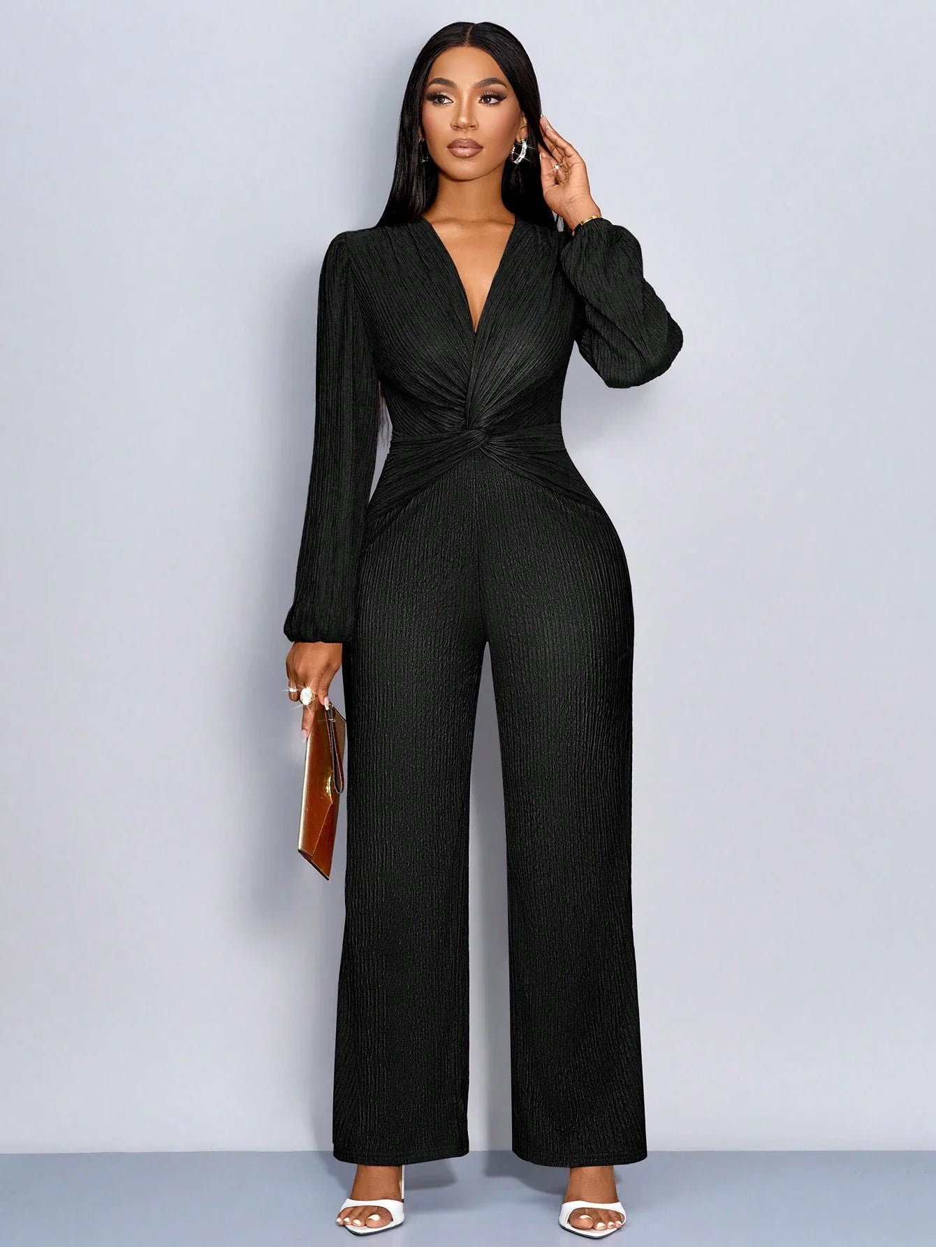 Sofie™ |  Celeste Luxe Twist Jumpsuit