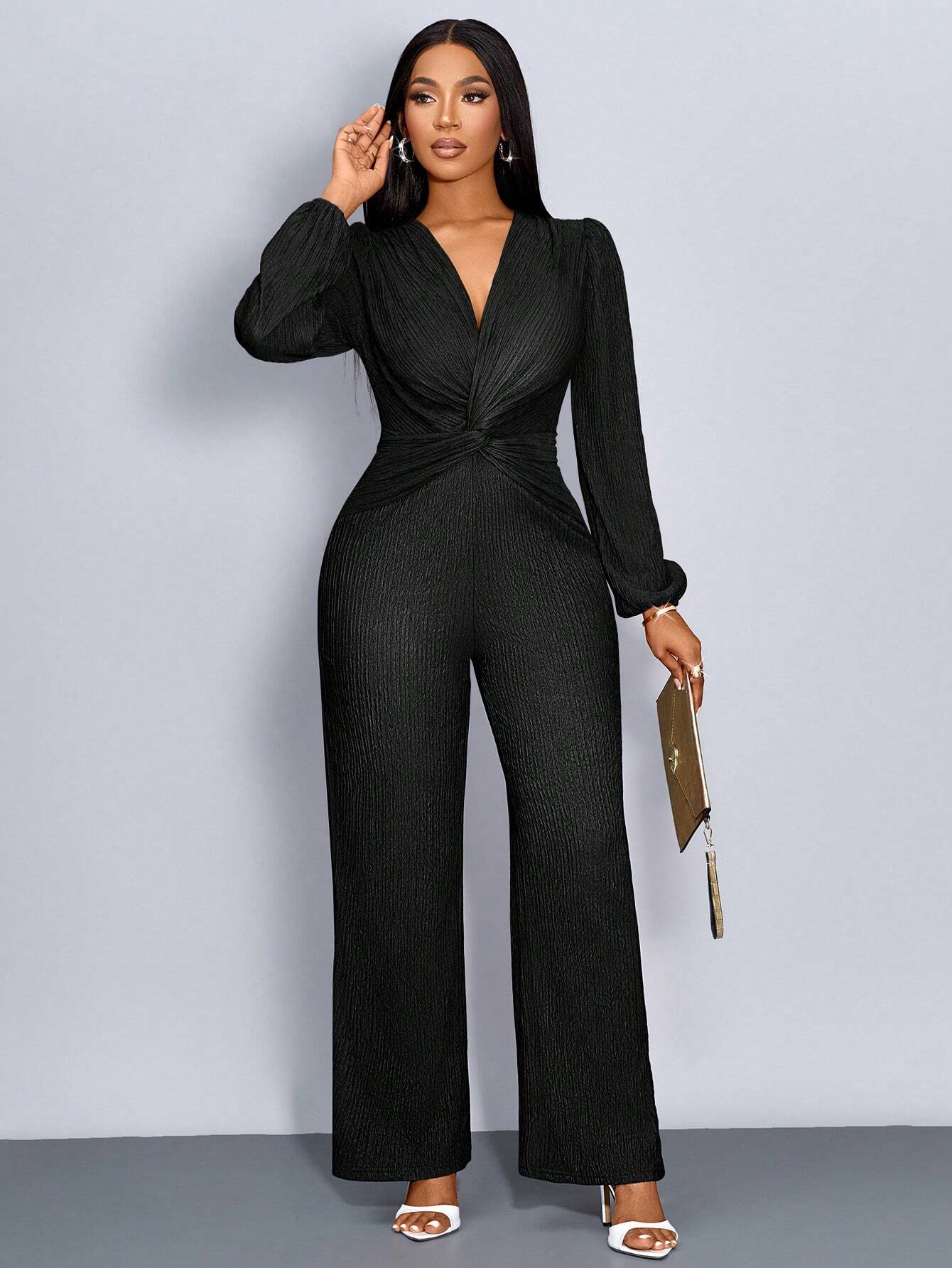 Sofie™ |  Celeste Luxe Twist Jumpsuit