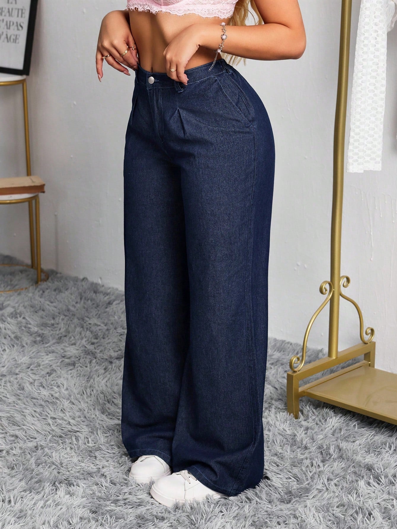 Sofie™ | Elegant High-Waisted Wide-Leg Jeans