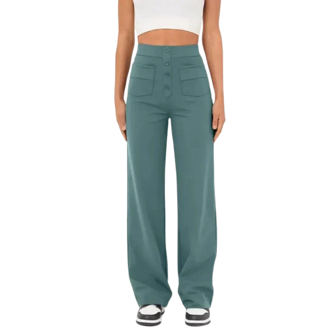 Sofie™ | Andy High-Waisted Elastic Casual Pants