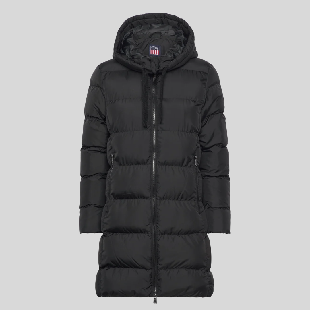 Sofie™ | Long Lined Winter Jacket for Women with Hood