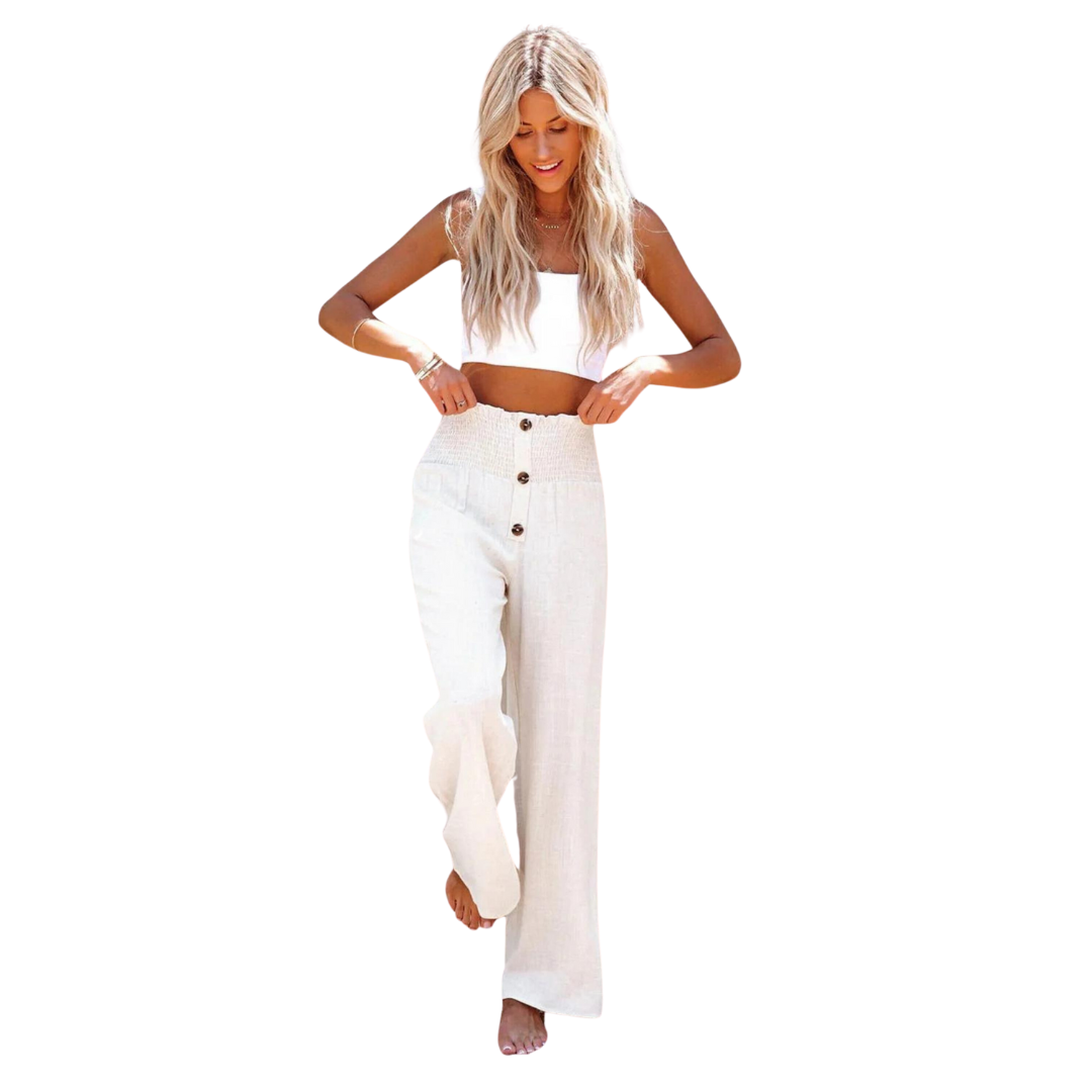 Sofie™ | Eliane Breezy Coastal High-Waist Pants