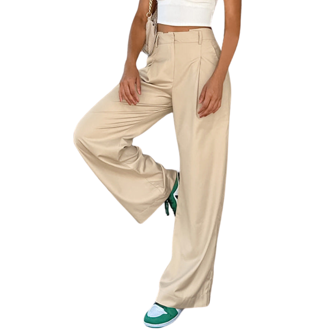 Sofie™ | Tailored Luxe Wide-Leg Trousers