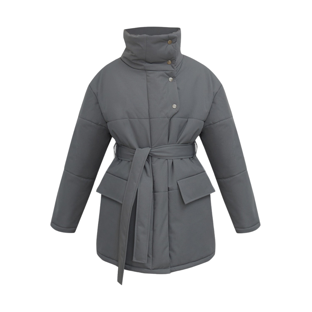 Sofie™ | Belted High-Neck Winter Coat