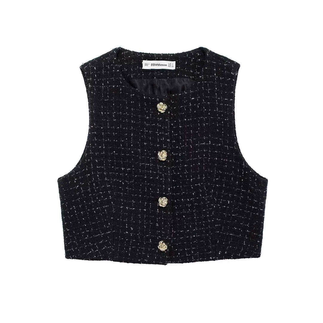 Sofie™ | The Charlotte Luxe Tweed Vest