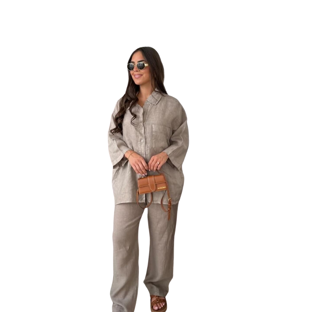 Sofie™ | Cotton and Linen Suit