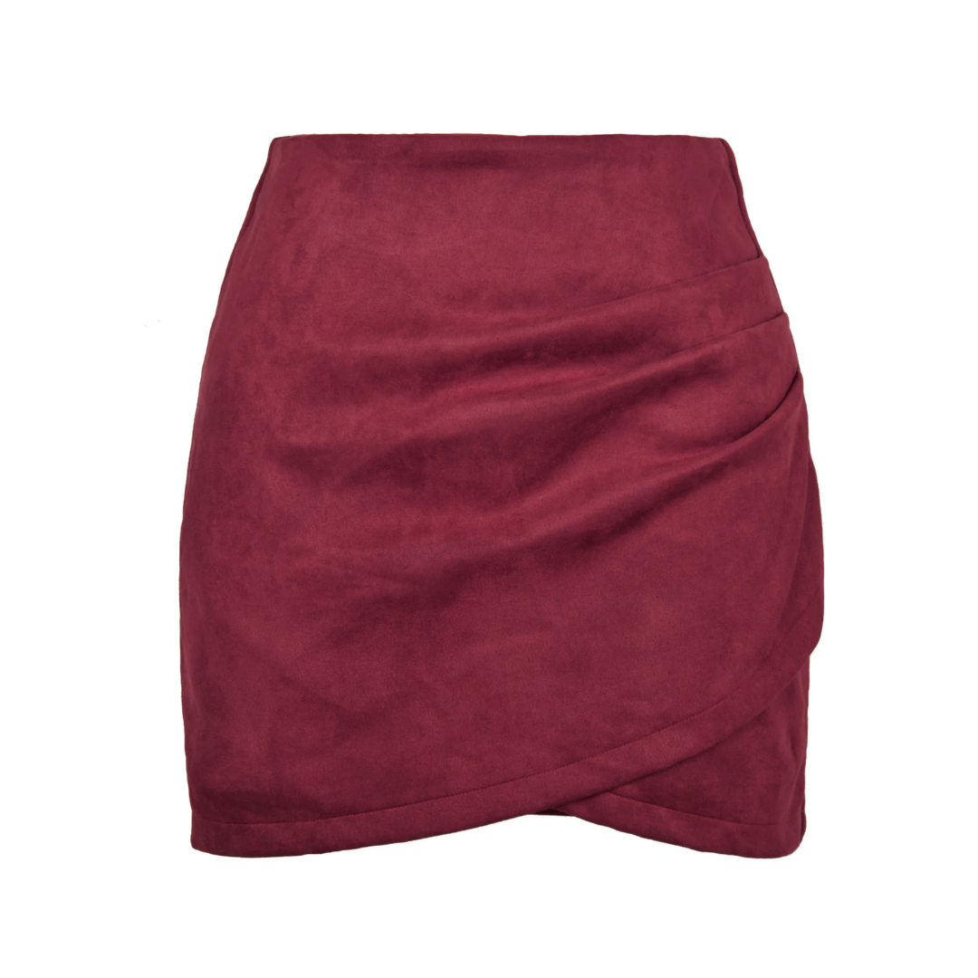 Sofie™ | The Olivia Suede Wrap Skirt