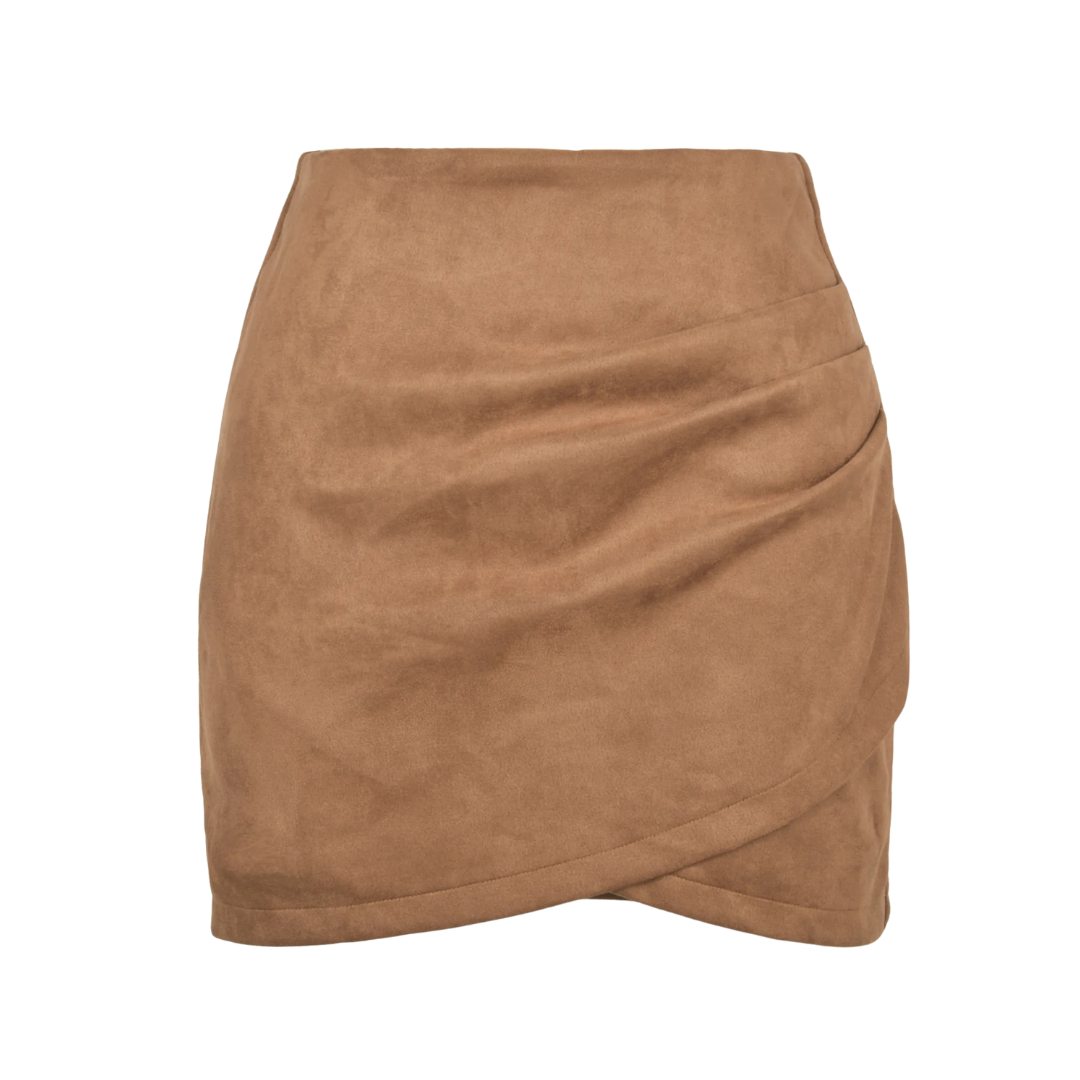 Sofie™ | The Olivia Suede Wrap Skirt