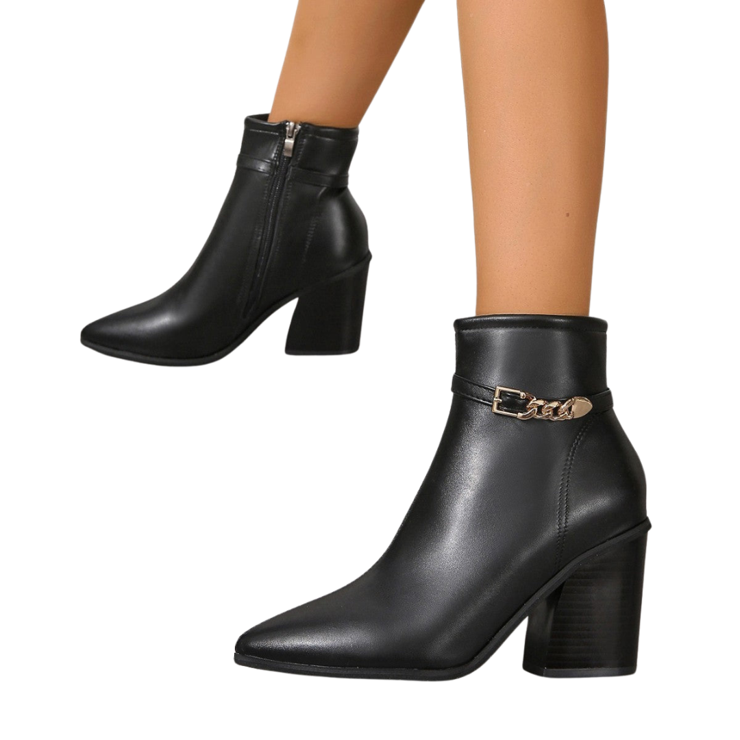 Sofie™ | Olivia Chic Block Heel Ankle Boots