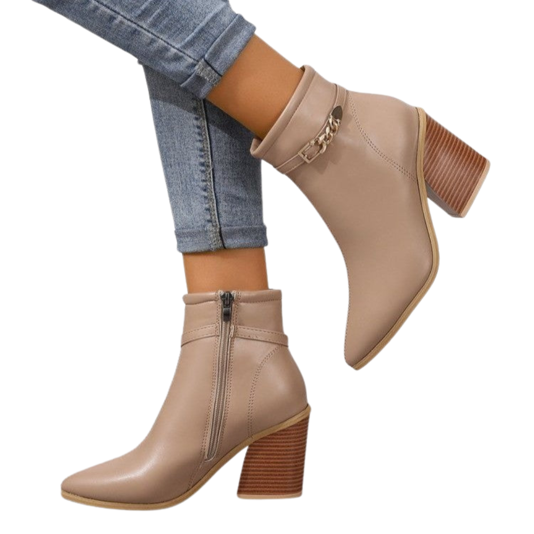 Sofie™ | Olivia Chic Block Heel Ankle Boots