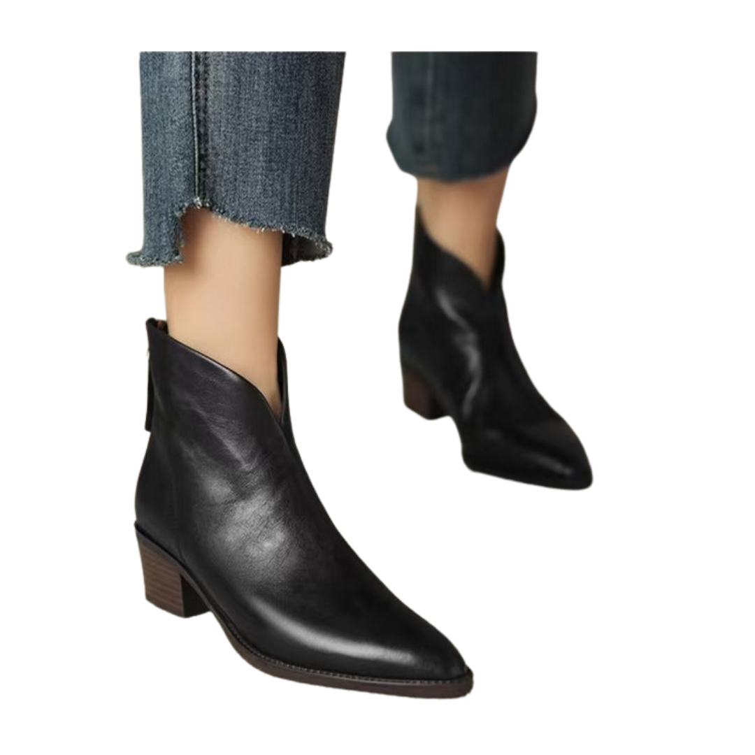 Sofie™ | Lucia Western Chic Ankle Boots