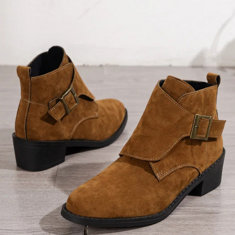 Sofie™ | Vintage Thick Heel Boots