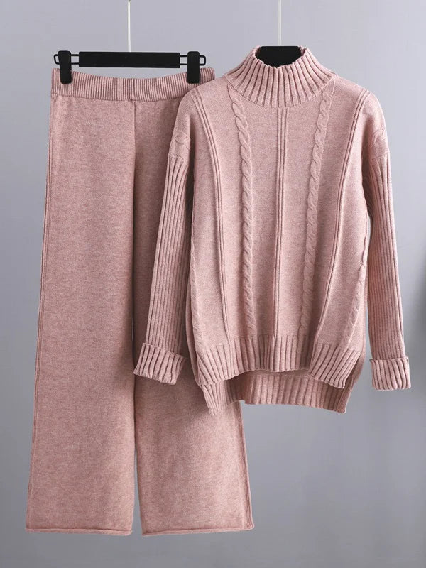 Sofie™ | Two-piece Lounge Set Cable Knit