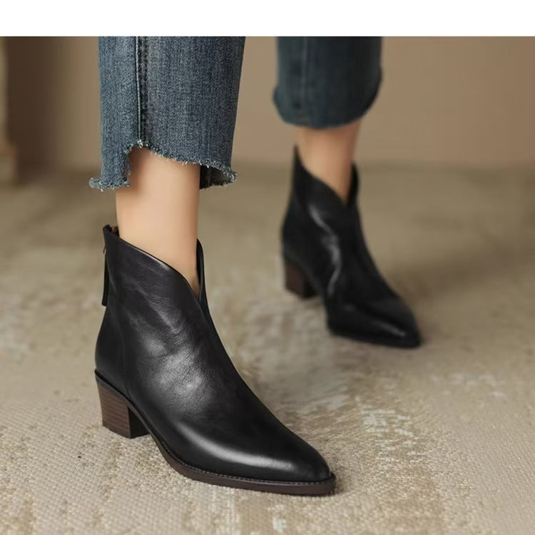 Sofie™ | Lucia Western Chic Ankle Boots