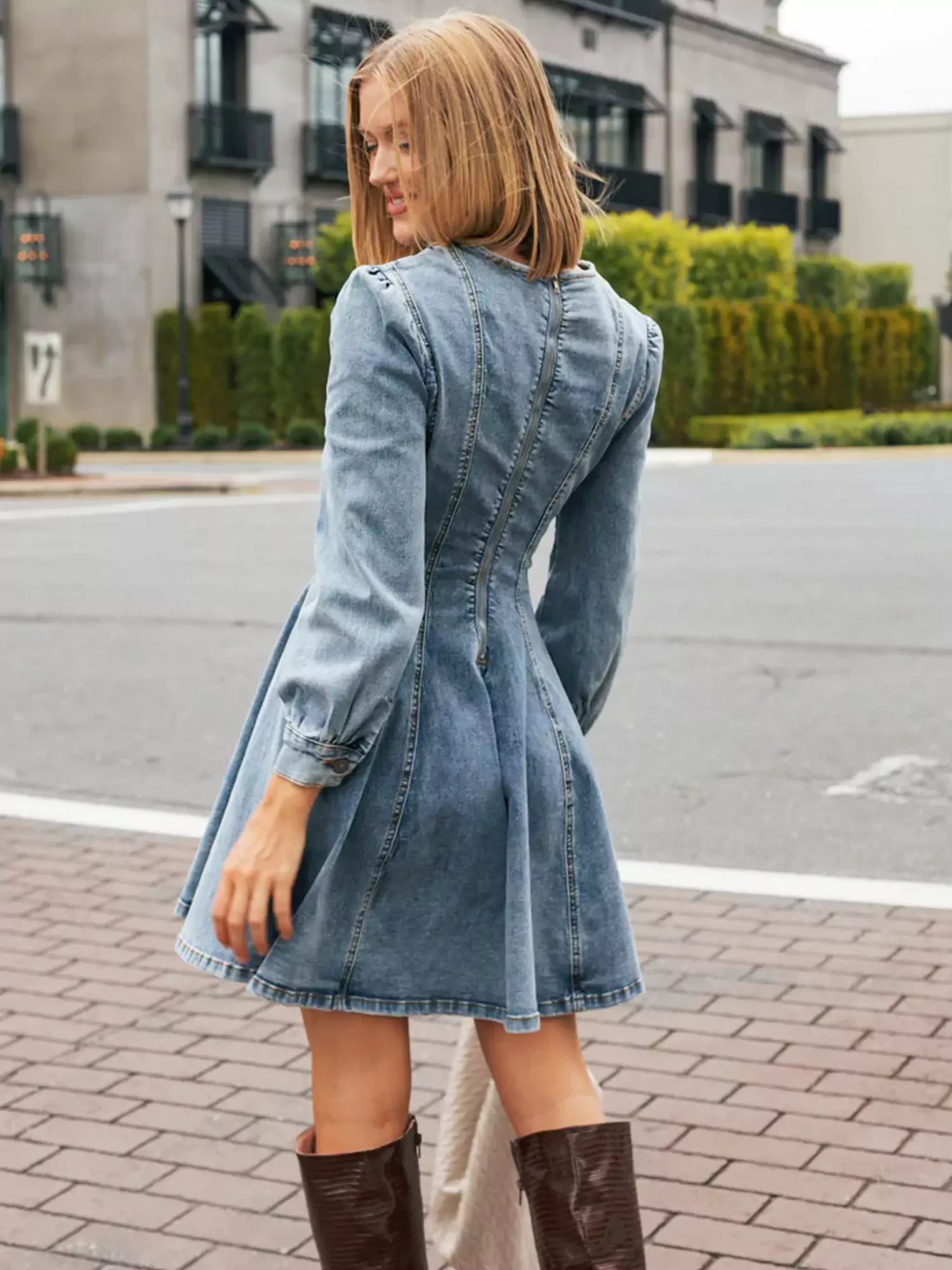 Sofie™ | Denim Darling Mini Dress