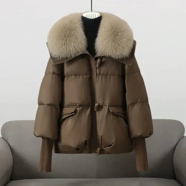 Sofie™ | Christina – Luxurious Fur Collar Winter Jacket