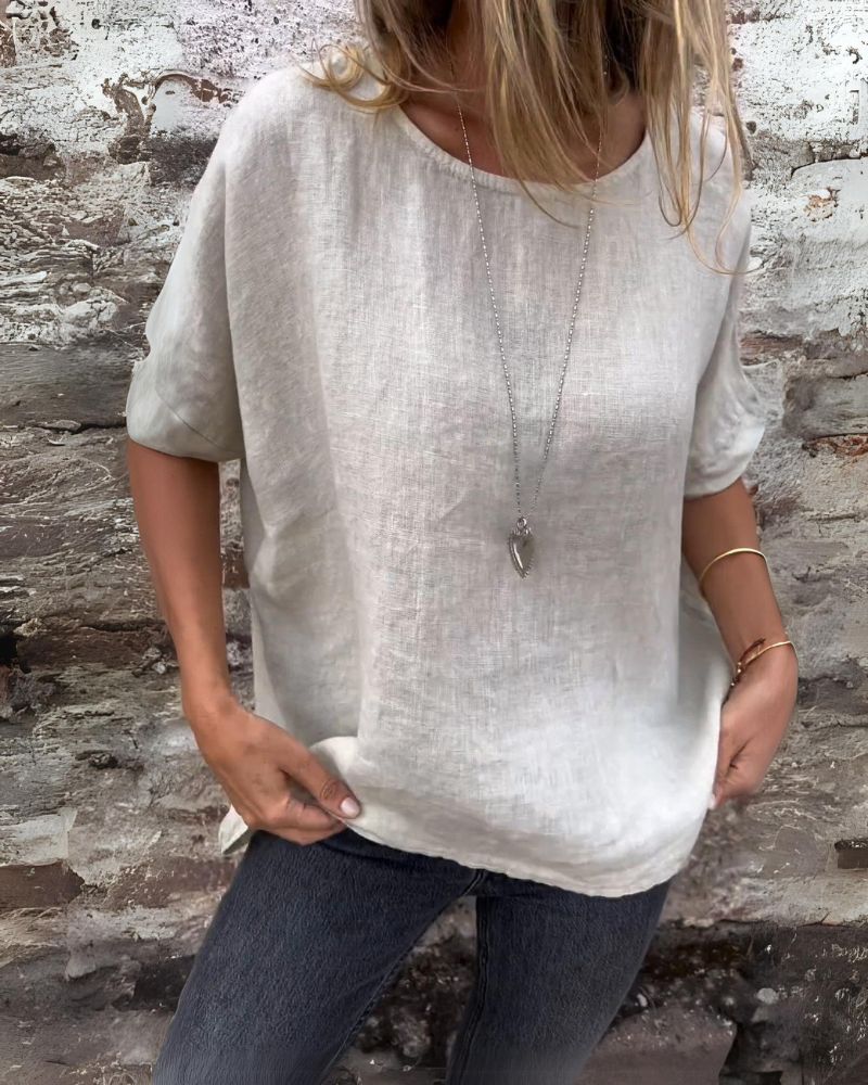 Mary™ | Premium Boho Round Neck T-Shirt