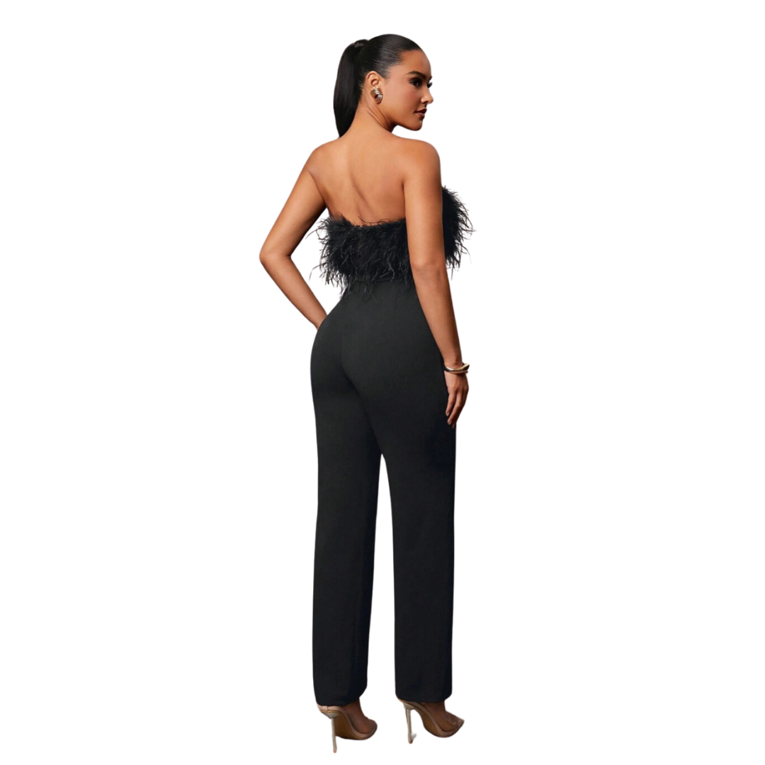 Sofie™ | Isabella Luxe Feather Jumpsuit