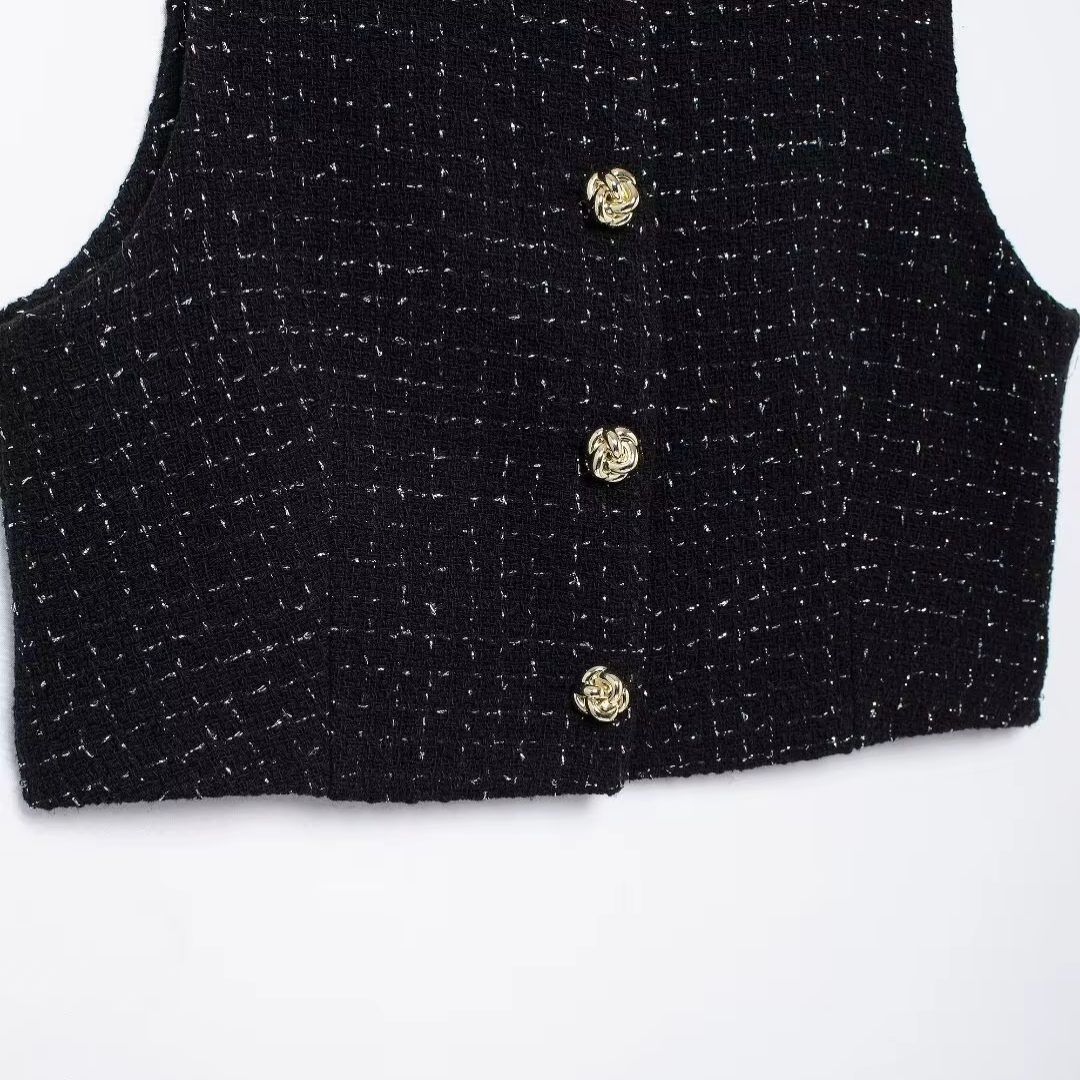 Sofie™ | The Charlotte Luxe Tweed Vest