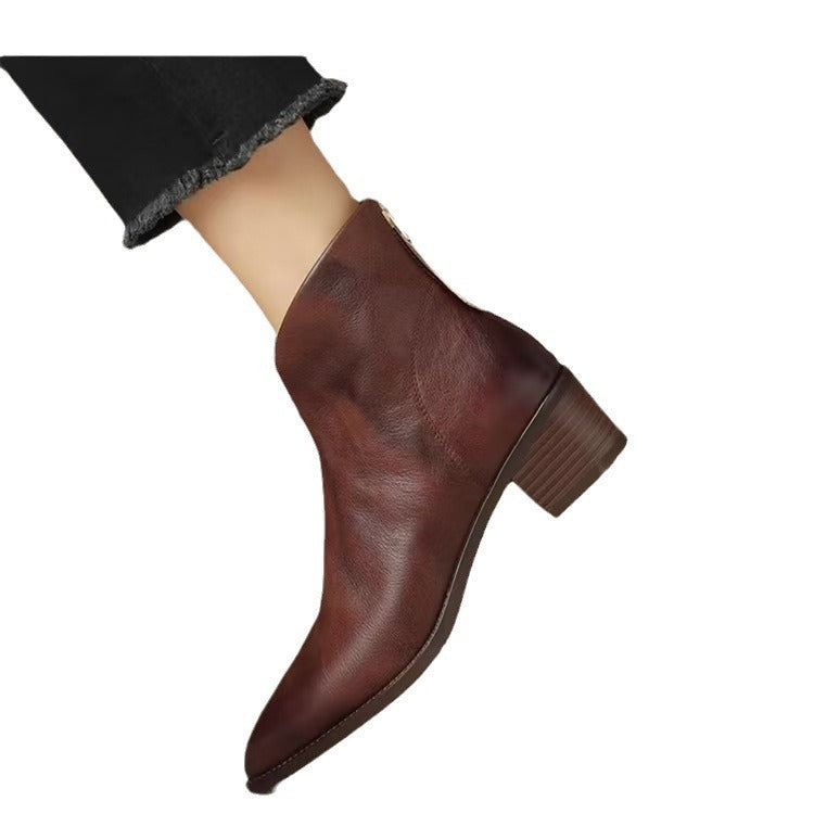 Sofie™ | Lucia Western Chic Ankle Boots