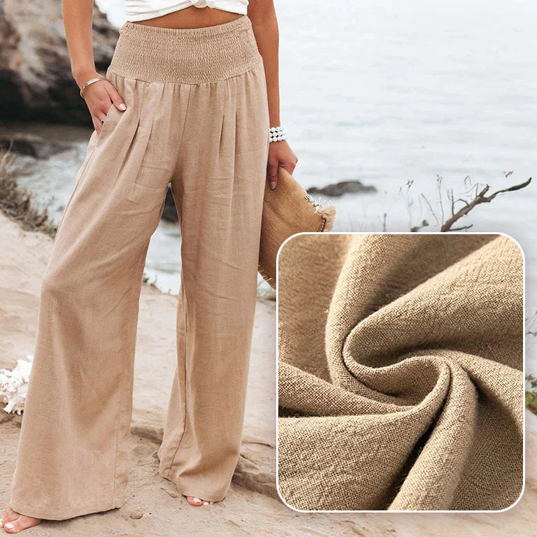 Sofie™ | Ubud High Waist Cotton Linen Pants