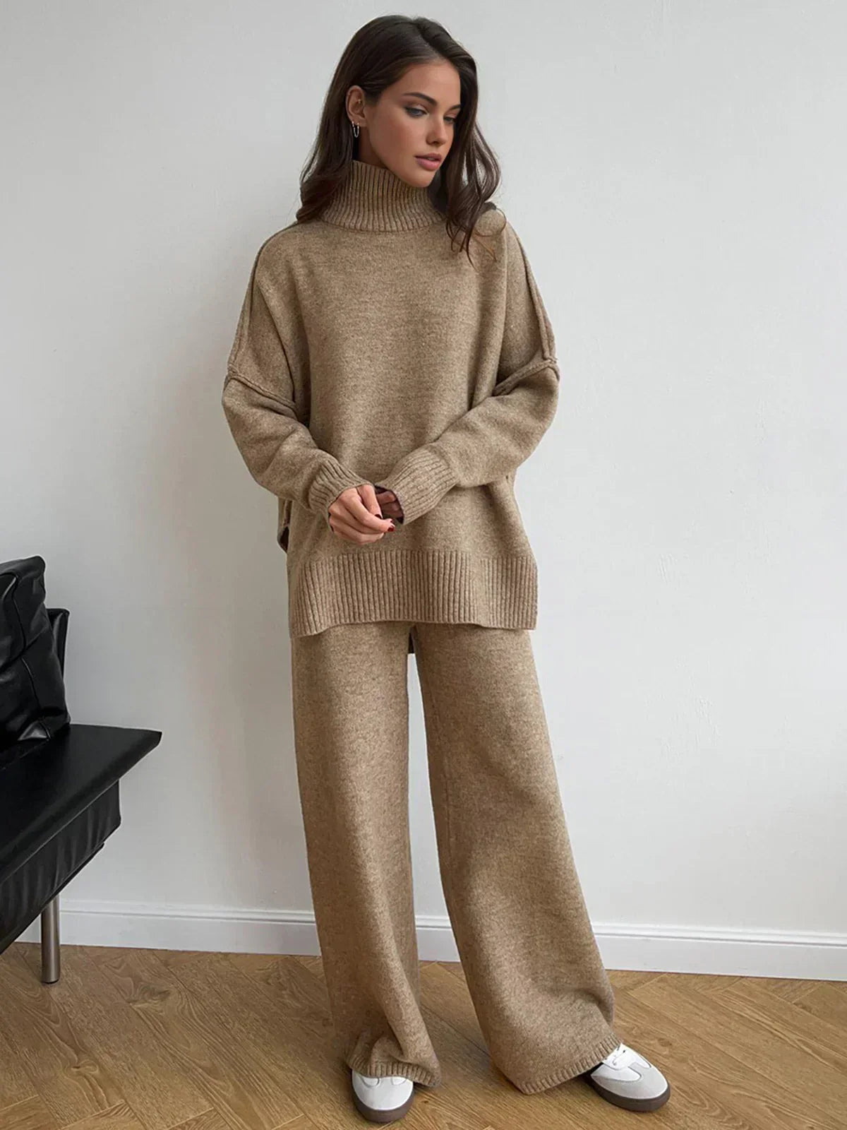 Sofie™ | Turtleneck Knit and Pants Set