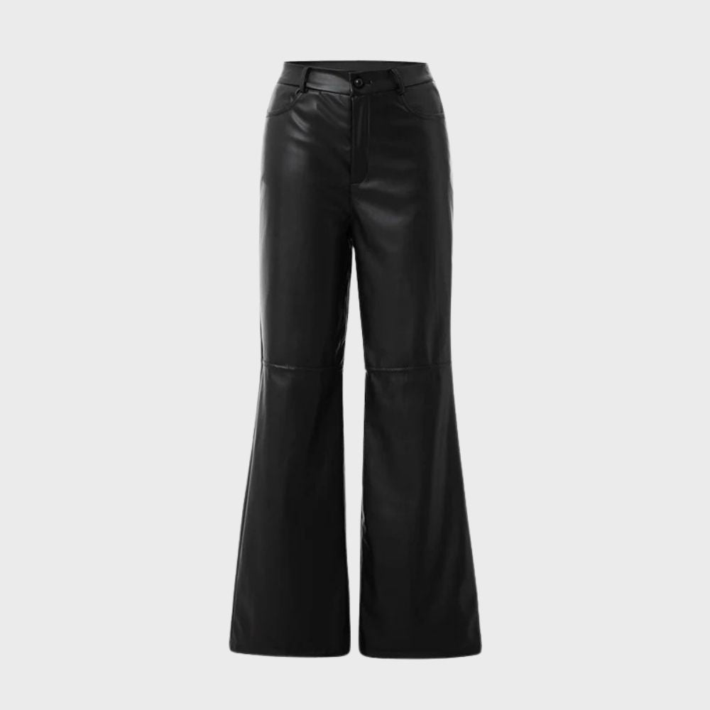 Sofie™ | Straight-Cut Leather Pants