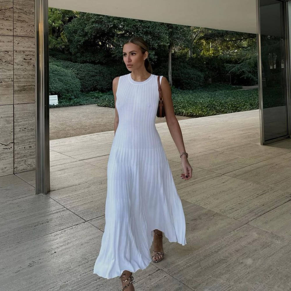 Sofie™ | Minimalist Flow Pleated Dress