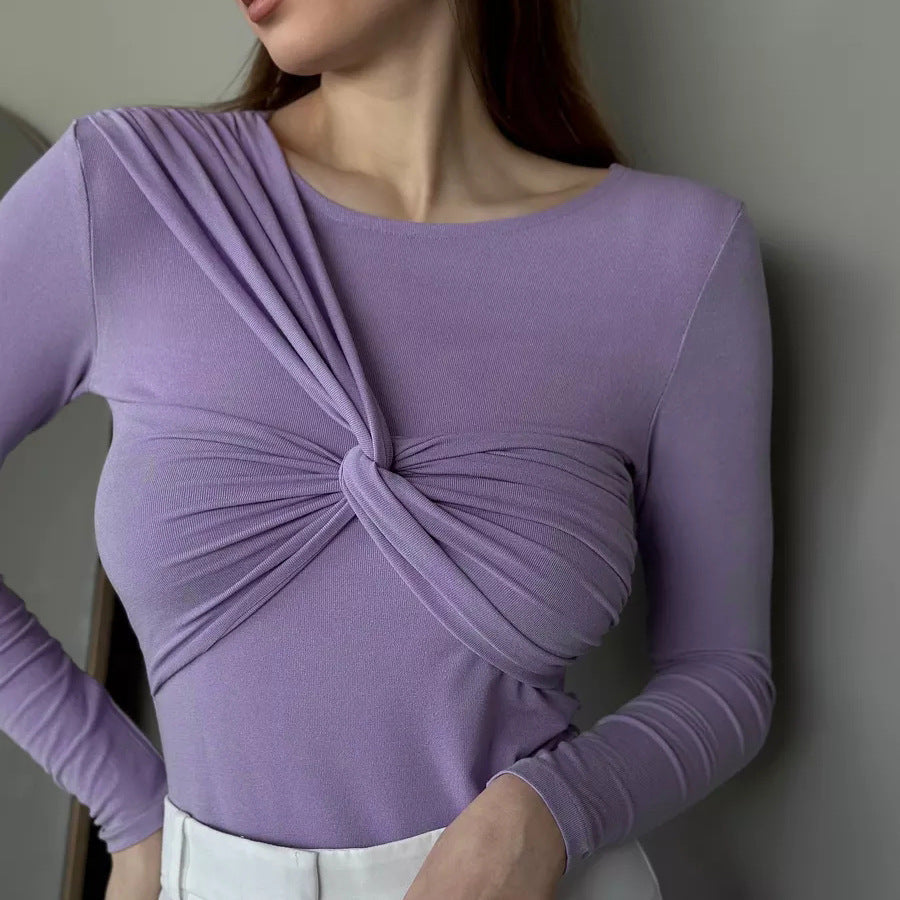 Sofie™ | The Amara Twist Long-Sleeve Top