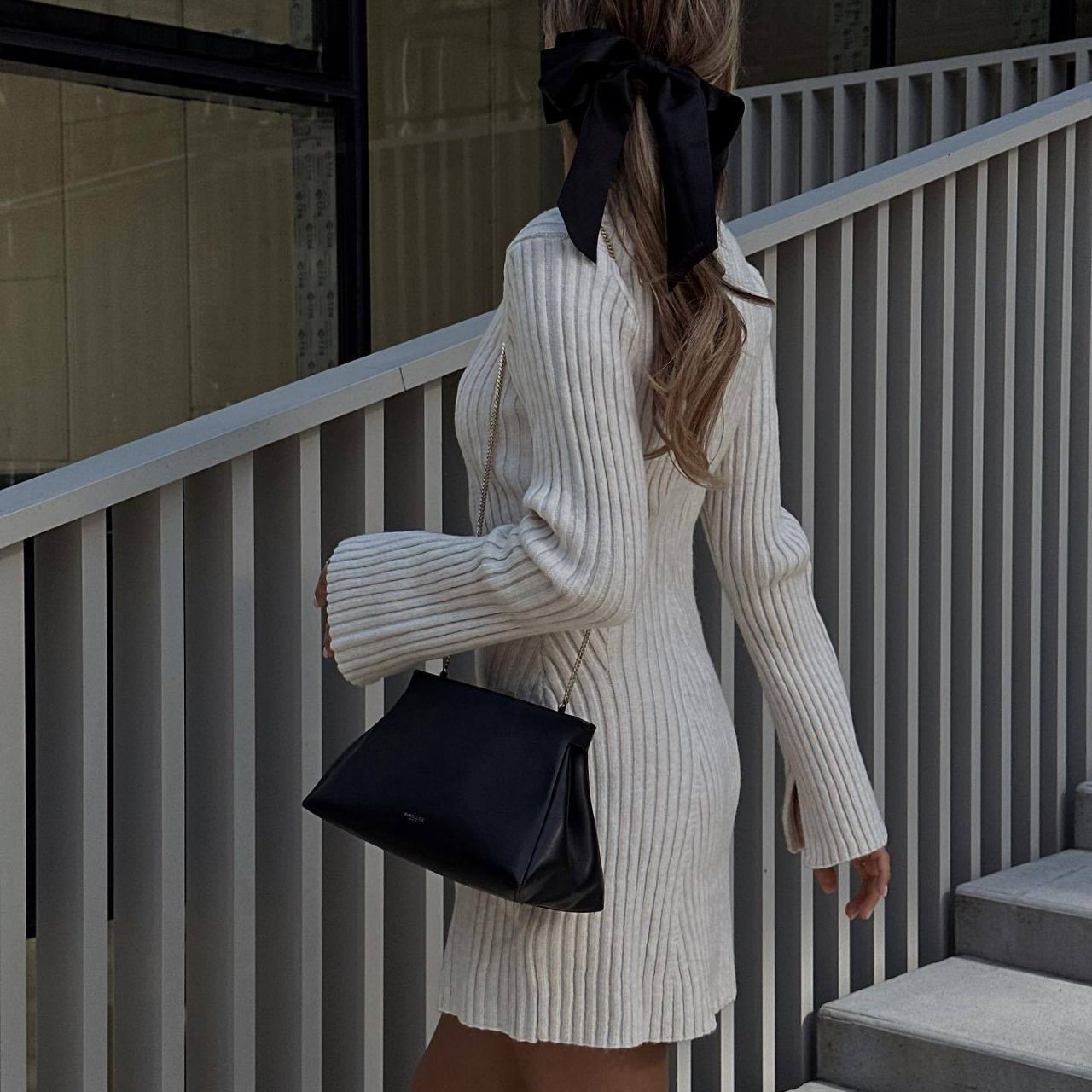 Sofie™ | Chic Ribbed Knit Dress